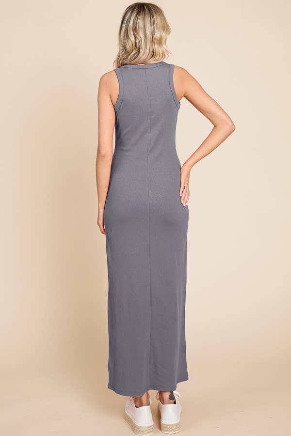 Culture Code - Wholesale Dress - Women's - CRD1616 - SCOOP NECK TANK MAXI DRESS10