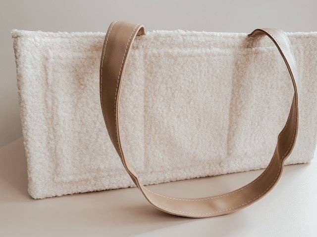 Petite + Co - Vendita all'ingrosso Secchio per pannolini - Bambini - ORGANIZER PORTA PANNOLINI - TEDDY | MANICI BEIGE7