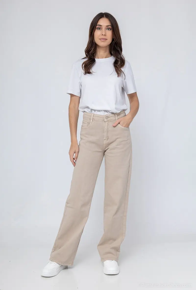 Vivid - Wholesale Jeans - Women's - Basic wide-leg jeans color20