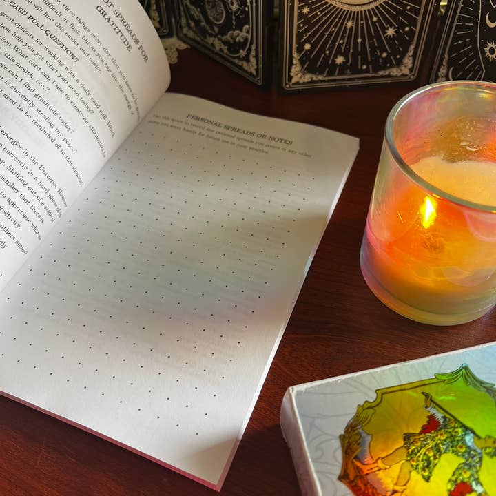 Leah Jones Marcus - Wholesale Journal/Diary - Gratitude Tarot Journal (3 of Cups)2