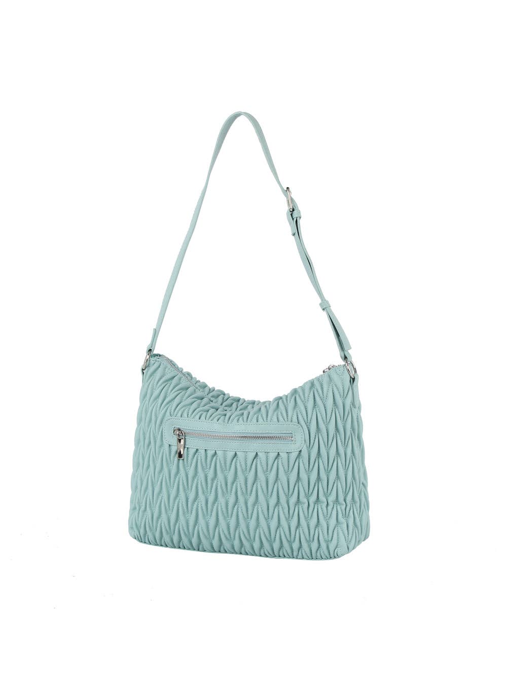 Handbag Factory Corp - Wholesale Shoulder Bag - Women's - Woven detail leather hobos shoudler bag6