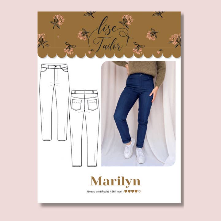 Sewing pattern - Marilyn - sold individually for wholesale by Lise Tailor