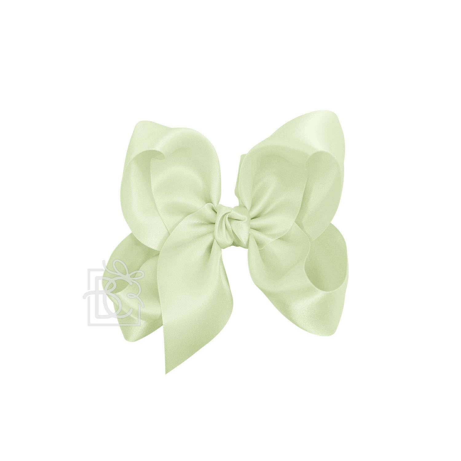 Beyond Creations, LLC - Wholesale Hair Bow - Kids - SATIN BOW ON CLIP126