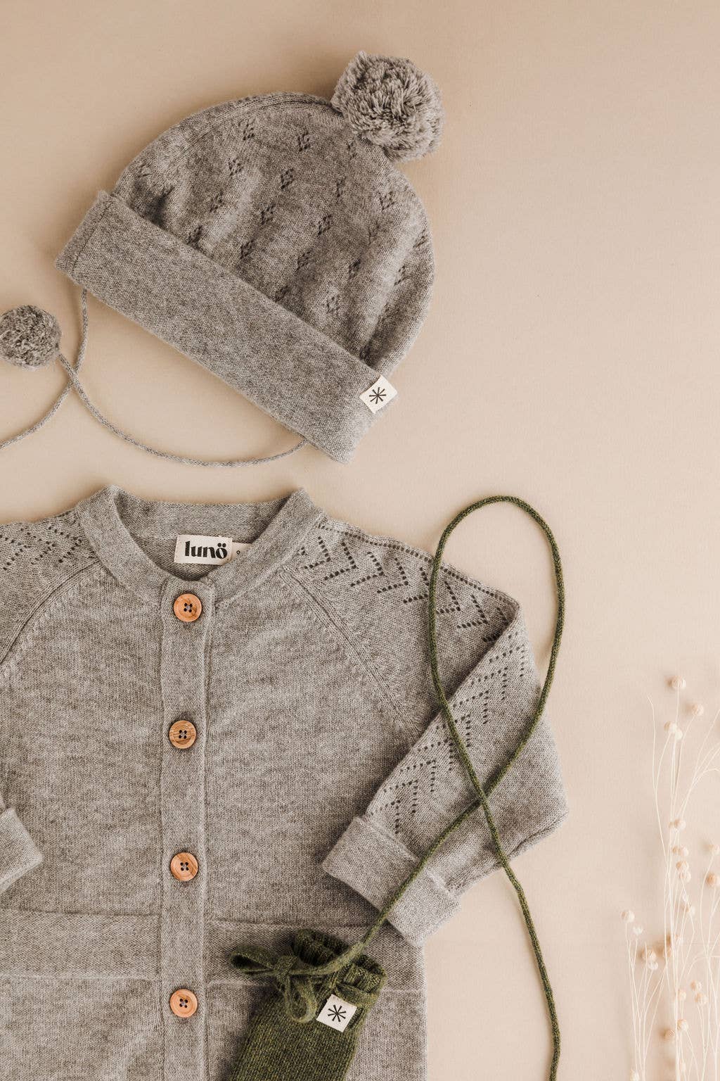 Lunö Tricot - Wholesale Newborn/Knit Hat - Baby - Cashmere Baby Hat - Charlotte11