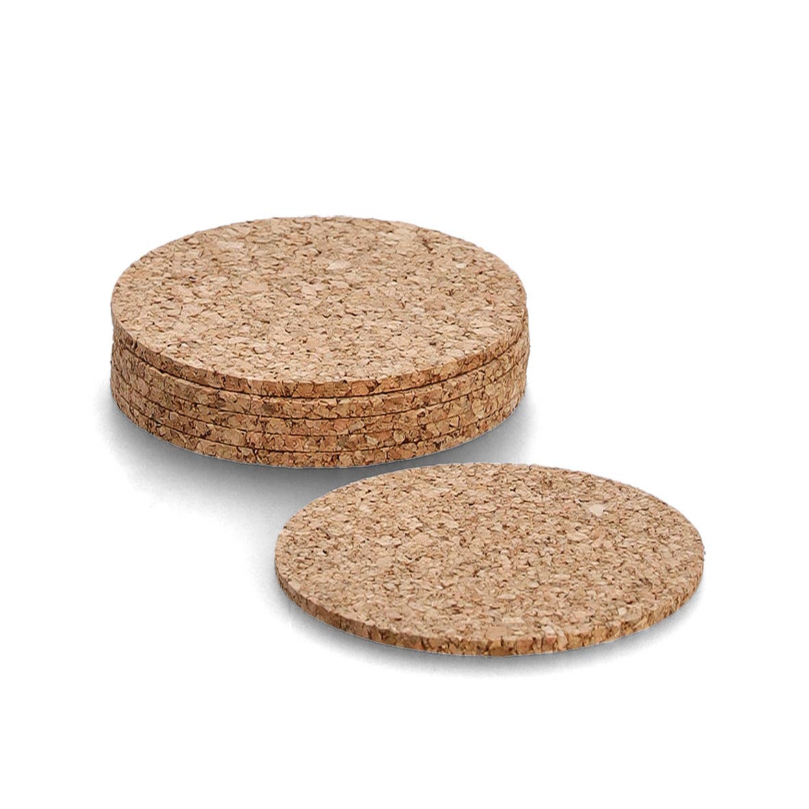 Zeller Present - Wholesale Coasters - Coaster set, 6-piece, cork2