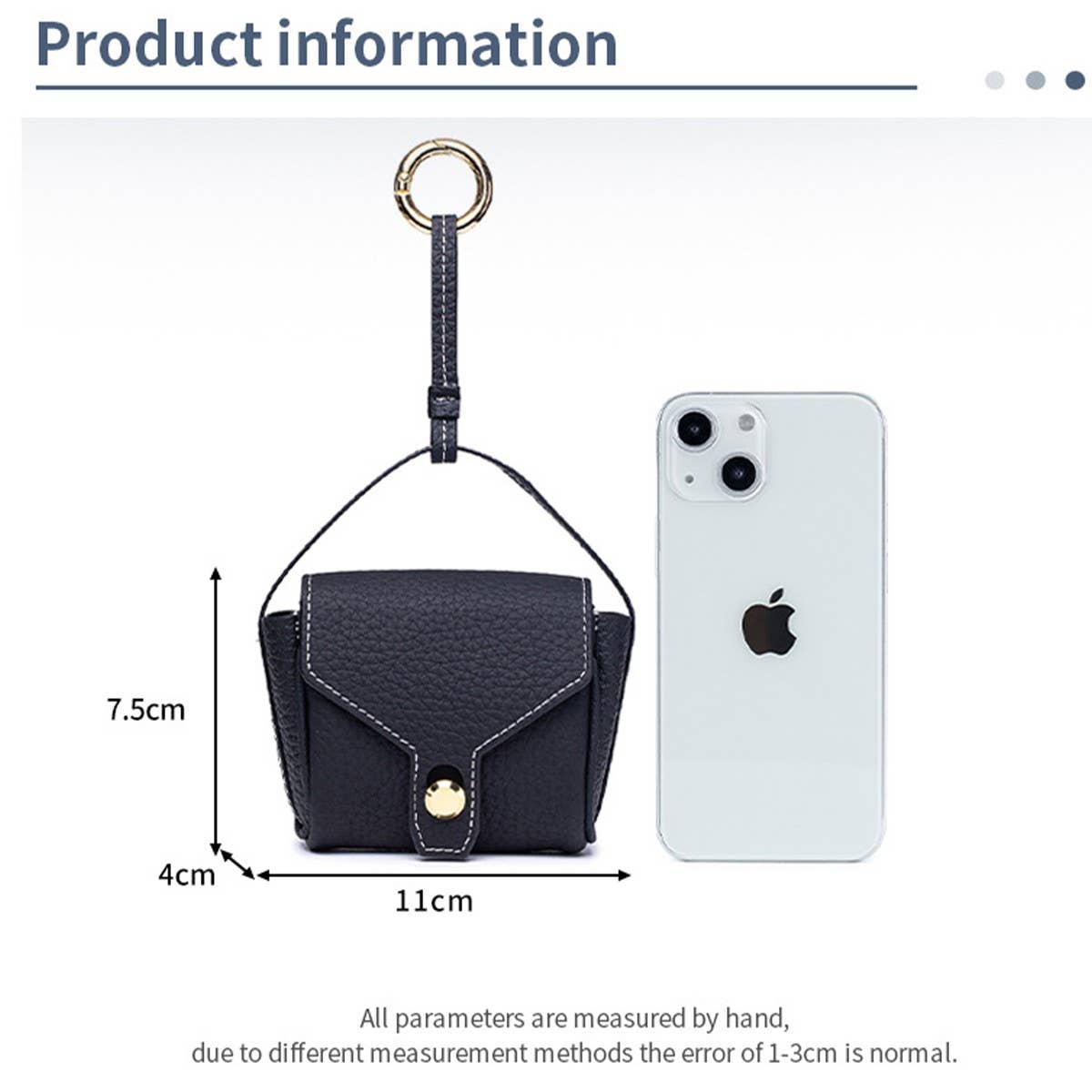 ACCITY - Wholesale Earphone/Headphone Case - Women's - Mini Leather Earphone Case – Multi-Use Pouch_CUAB0039810