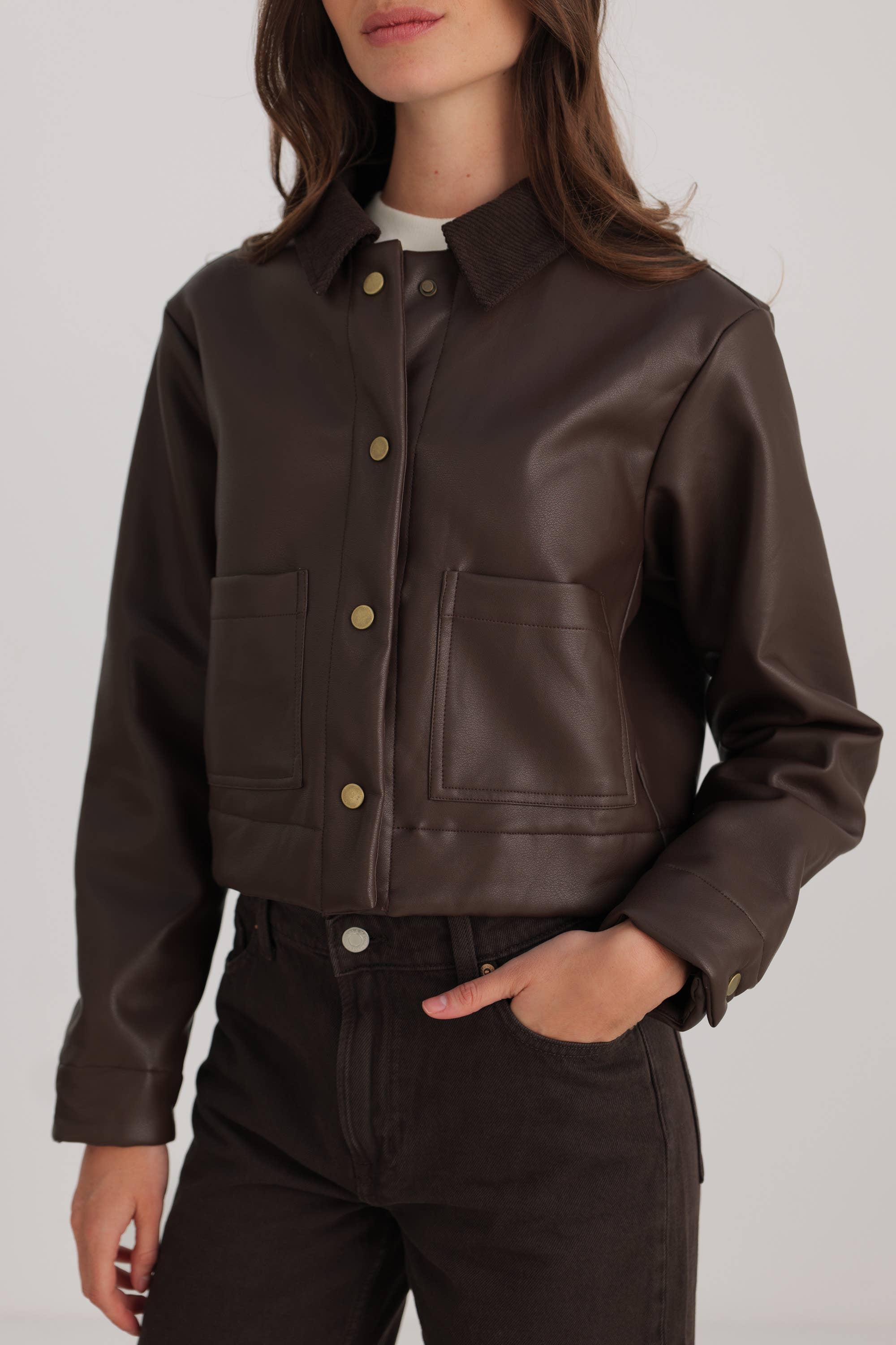 Brown MAGNOLIA Jacket 1007 for wholesale on Faire1