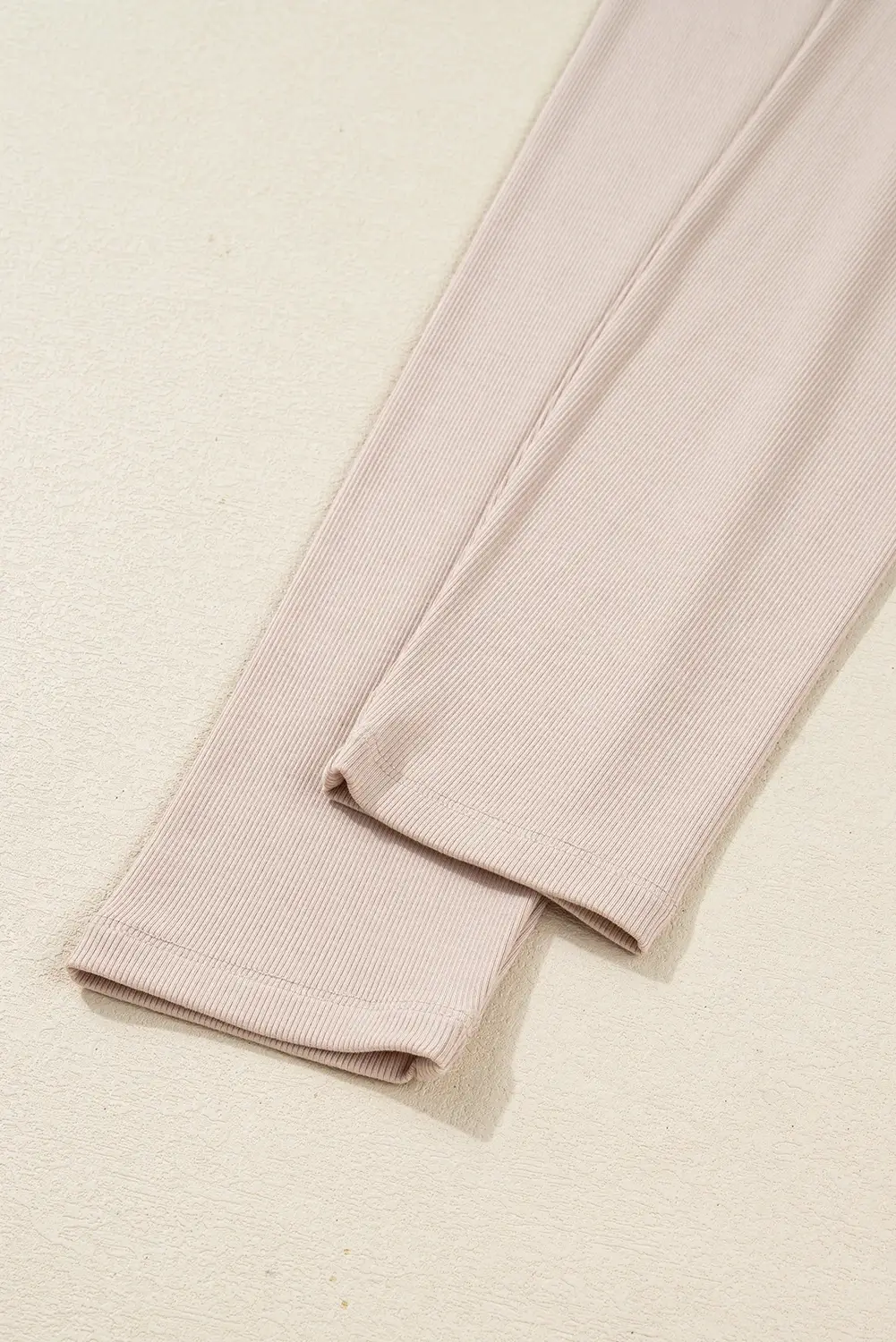 FULL TIME PURCHASE - Wholesale Lounge Set - Women's - Solid Color Oversize Slit Sweatshirt Ribbed Leggings 2pcsSet14