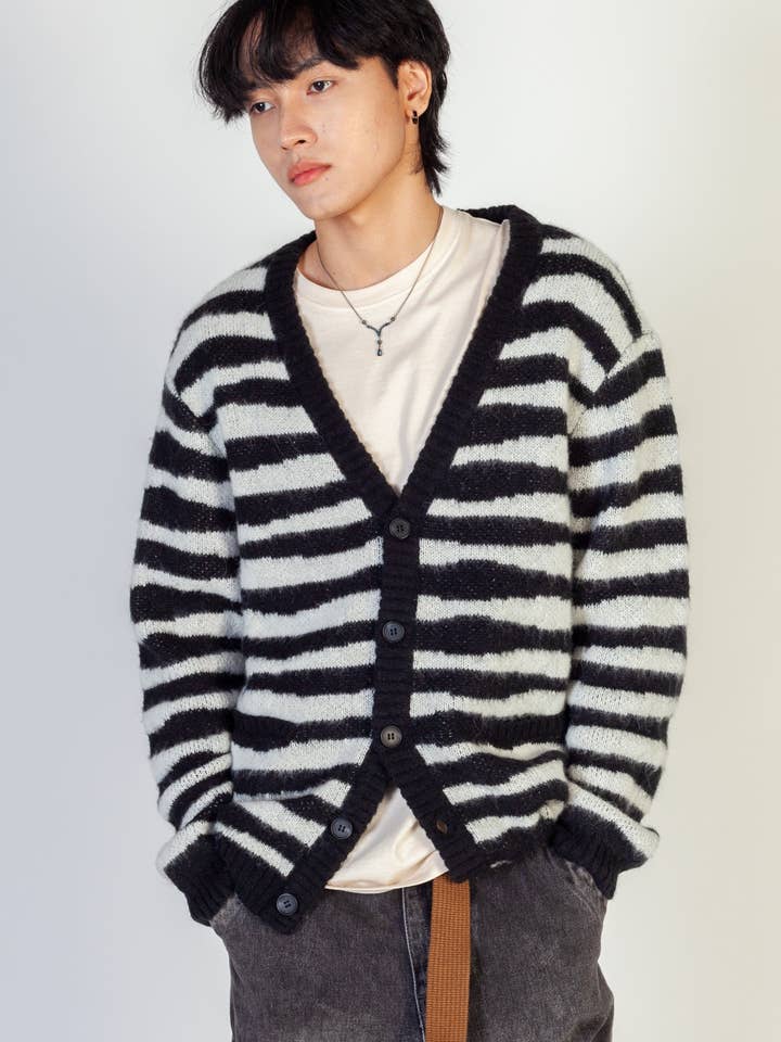Coney Island Picnic - Wholesale Cardigan - Men's - Bail Bonds Knit Cardigan