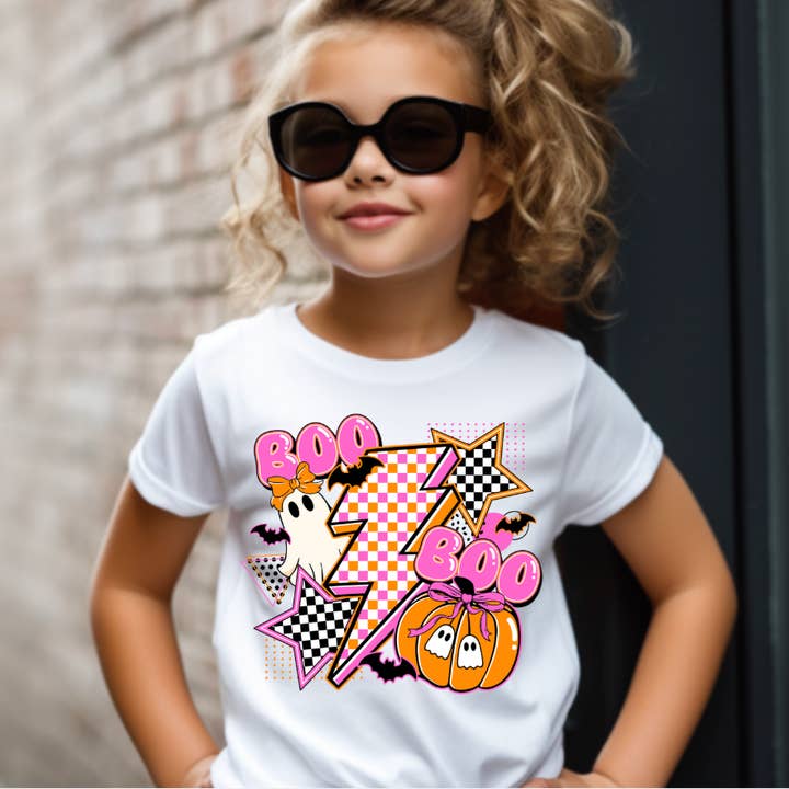 Retro ternet pigers Halloween T-shirt, uhyggelig sæson for engroshandel hos AvaryMaeInspirations