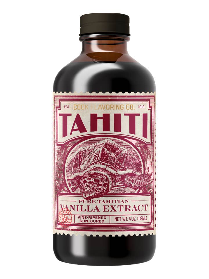 Single Origin Pure Tahitian Vanilla Extract for wholesale by Cook Flavoring Company