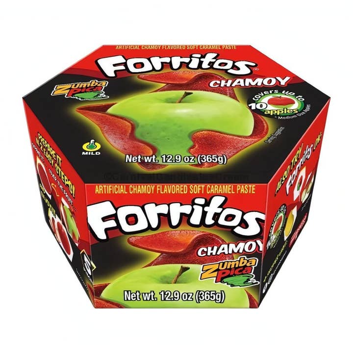 Carnival Candies & Ice Cream Inc. - Wholesale Gummy - Forritos Chamoy Flavored Mexican Candy Apple Covering