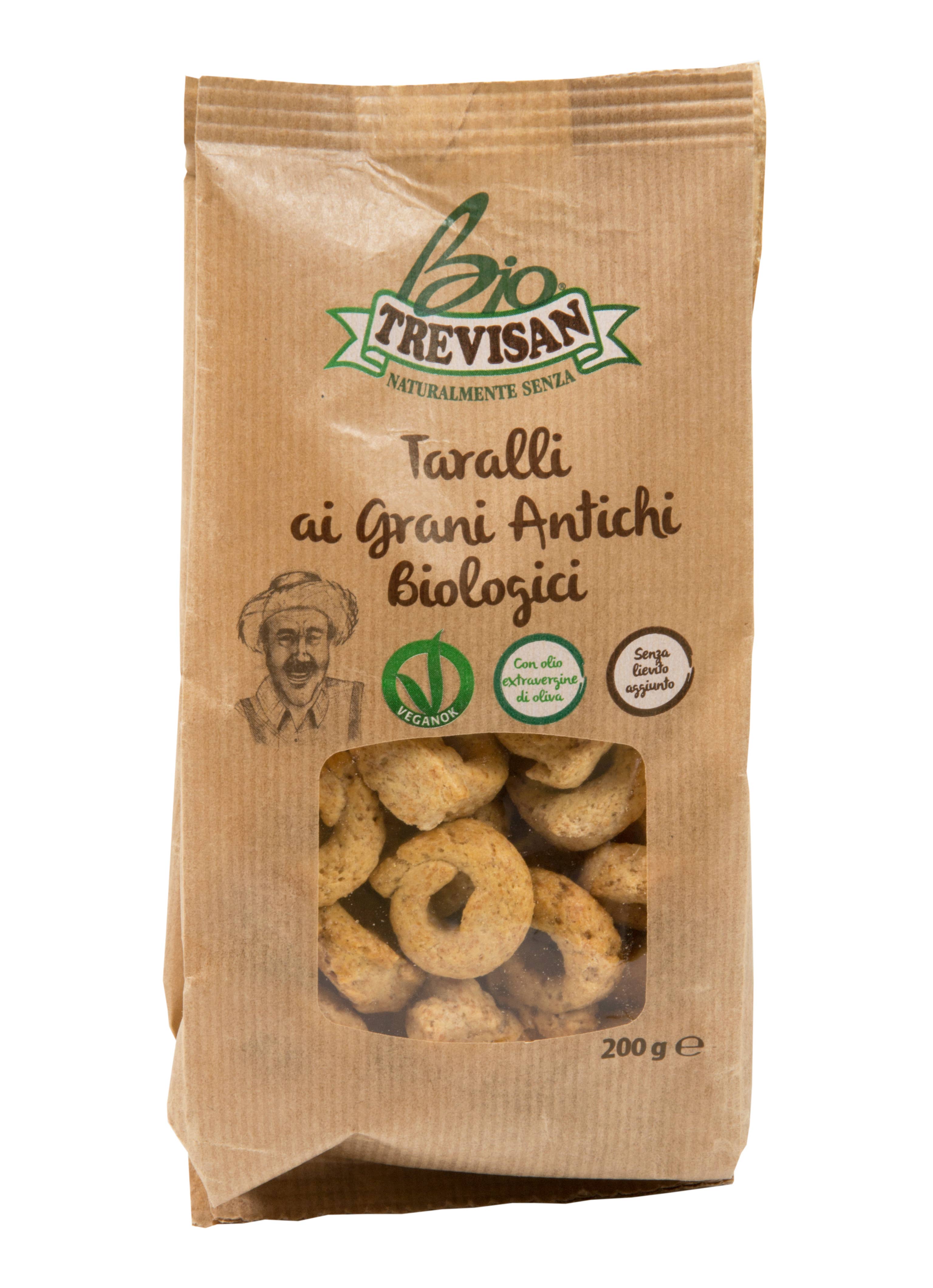 Trevisan - Vendita all'ingrosso Snack soffiati - Tarallini pugliesi ai grani antichi BIO0