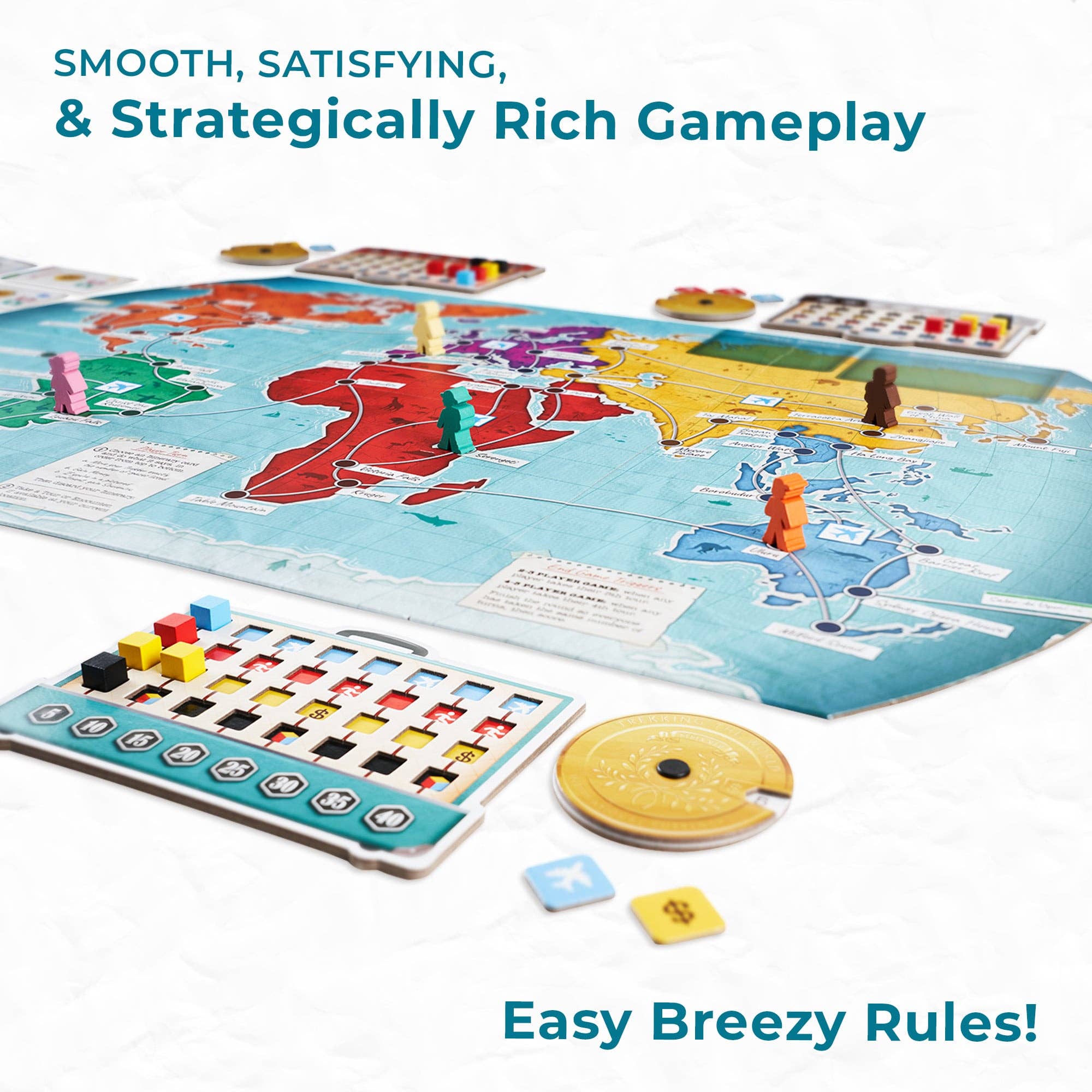 Underdog Games - Wholesale Board Game - Trekking the World 2nd Edition5