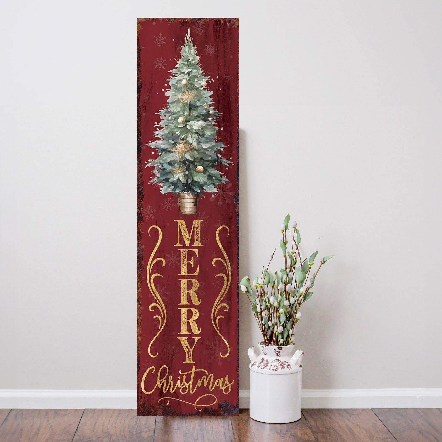 TX USA Corporation - Wholesale Christmas Decoration - Vintage Farmhouse Merry Christmas Porch Sign | Outdoor Holiday Decor9