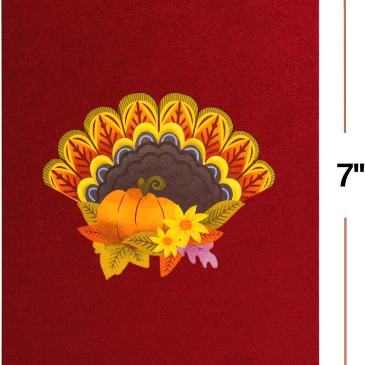 Paper Love - Wholesale Everyday Greeting Card - Thanksgiving Turkey Pop Up Card3