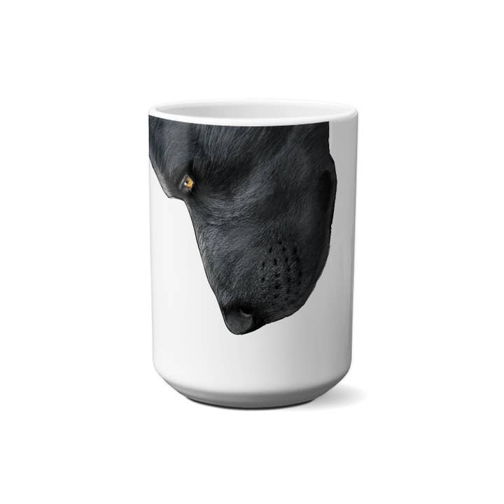 Black Labrador Snout Mug for wholesale by American Brand Studio