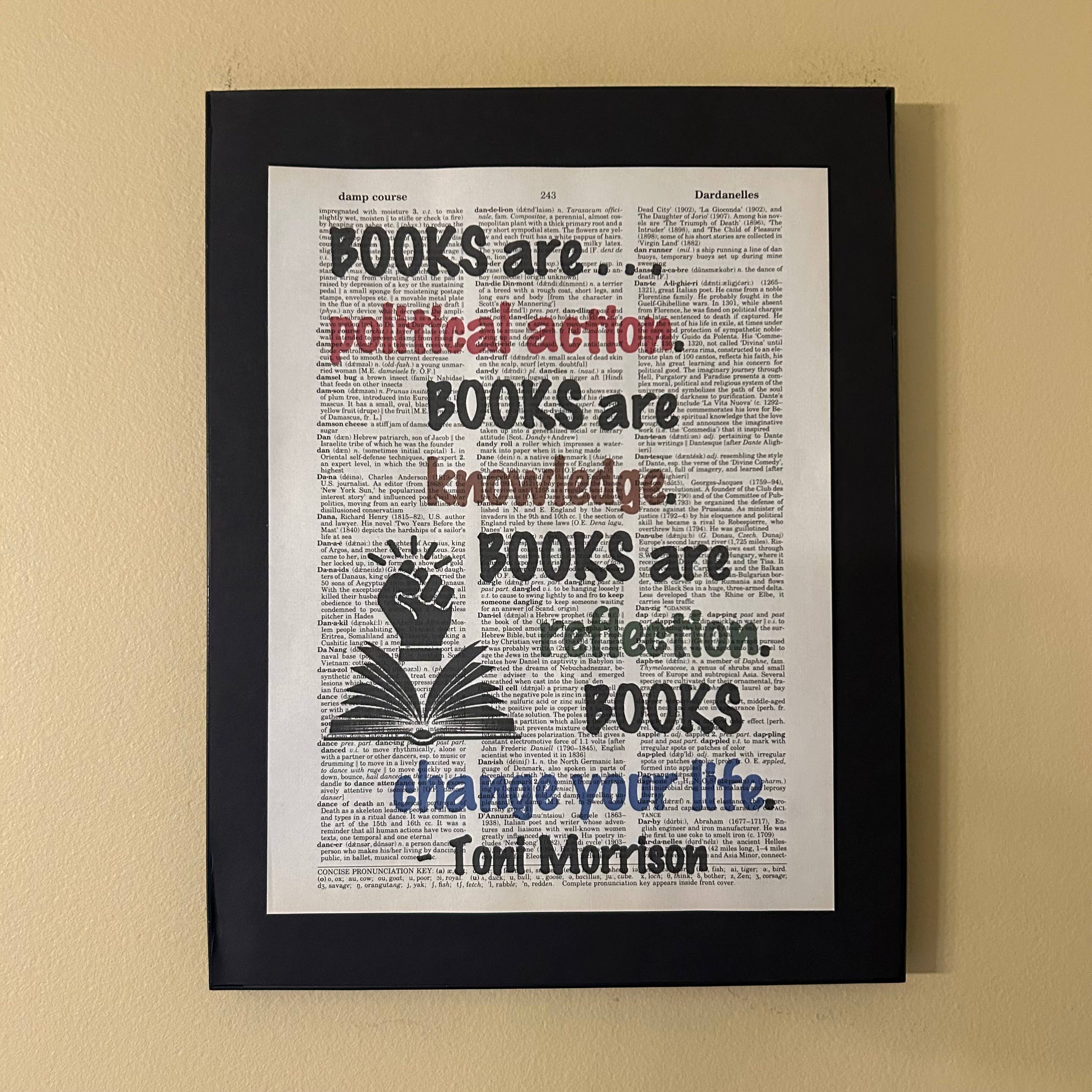 Bookish Birds - Wholesale Art Print - Books are political | Dictionary Print | Vintage Book Art1