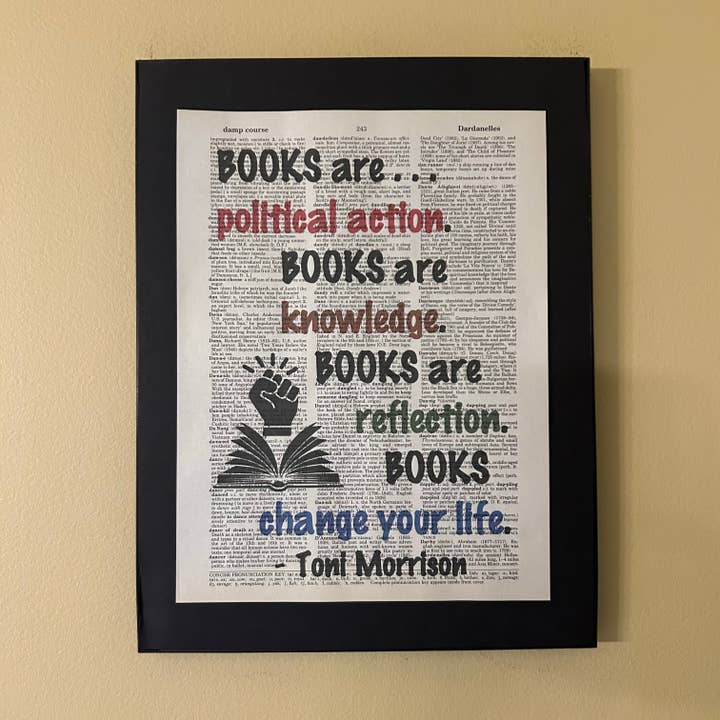 Bookish Birds - Wholesale Art Print - Books are political | Dictionary Print | Vintage Book Art1