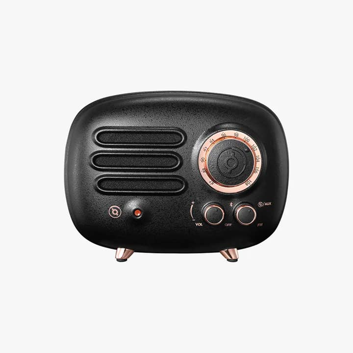 MUZEN Knight Black Portable FM Radio & Bluetooth Speaker for wholesale on Faire
