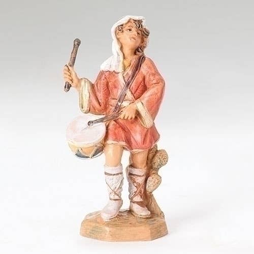 Roman - Wholesale Nativity Scene Decor - Fontanini Jareth, Drummer Boy Figure – 3.5" Scale0