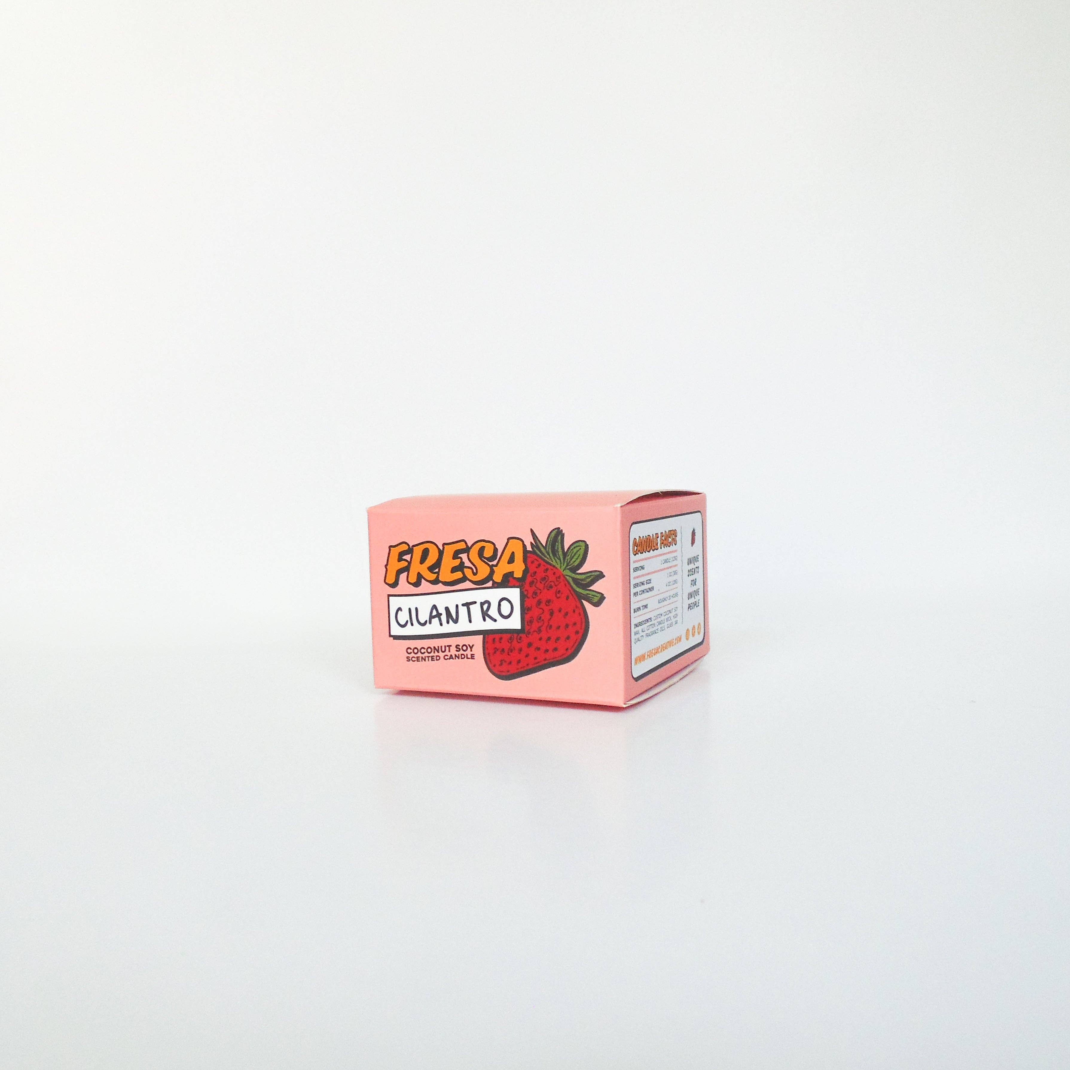 Fresa Creative - Wholesale Jar/Filled Candle - Cilantro Herb / Mini Candle / Latina + Midwest Inspired4