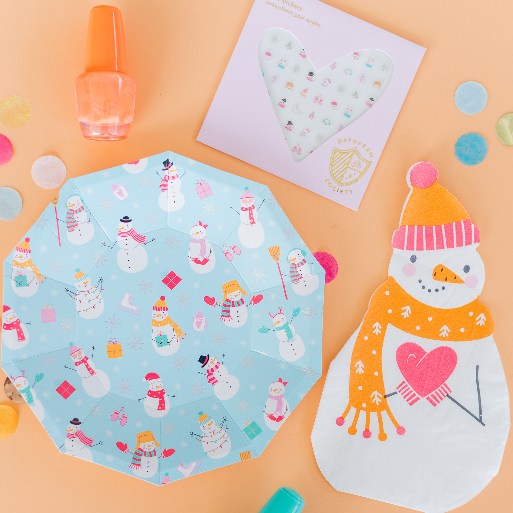 Jollity & Co. + Daydream Society - Wholesale Nail Art/Decal - Blizzard Buddies Nail Stickers - 1 Pk.2