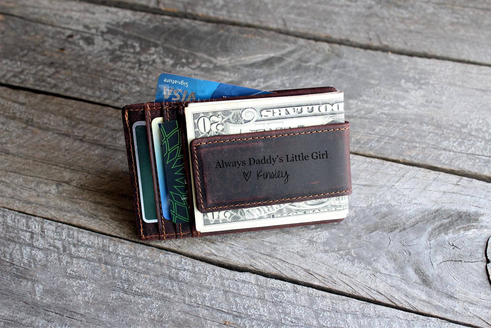 RockCow Leather Studio - Wholesale Money Clip - Unisex - Groomsmen Gift, Personalized Money Clip, Custom Engraved Money Clip, Wedding Gift, Christmas Gift7
