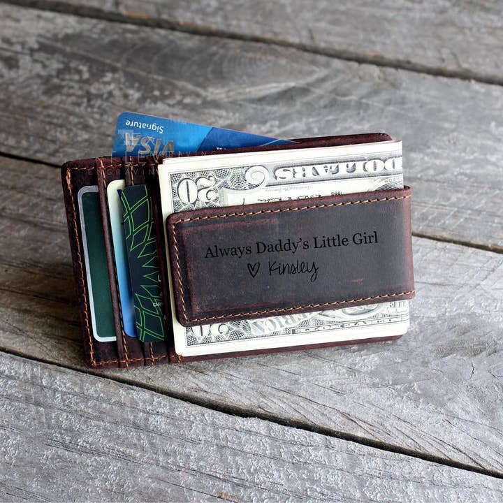 RockCow Leather Studio - Wholesale Money Clip - Unisex - Groomsmen Gift, Personalized Money Clip, Custom Engraved Money Clip, Wedding Gift, Christmas Gift7