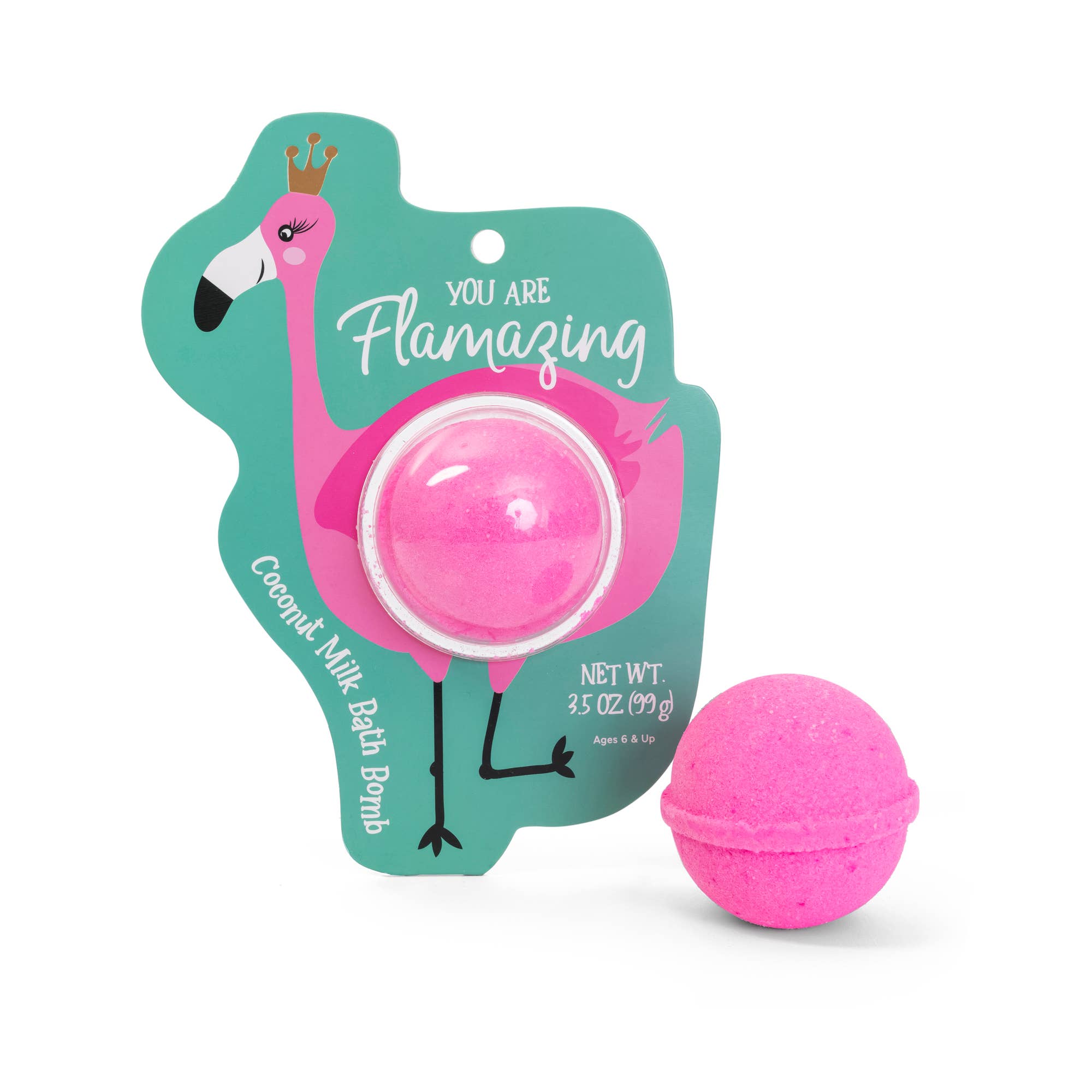 Cait + Co - Wholesale Bath Bomb/Fizz - You are Flamazing Flamingo Clamshell Bath Bomb