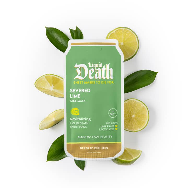 ESW Beauty - Wholesale Skincare Face Mask - Severed Lime Liquid Death Revitalizing Face Mask3