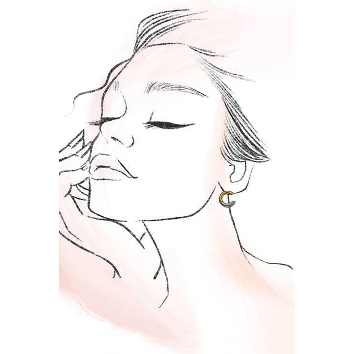 JOSSLYN by wall to wall - Wholesale Hoop Earrings - 18K Stainless Steel Tarnish Free Waterproof Hoop | 40E3682