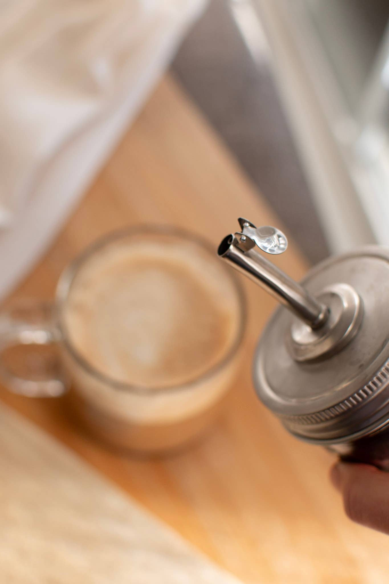 Zefiro - Vendita all'ingrosso Dispenser olio/aceto - Mason Jar - Beccuccio con chiusura automatica2