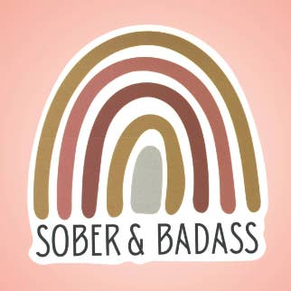 As Told By Ellie - Wholesale Sticker - Sober & Badass Sticker0