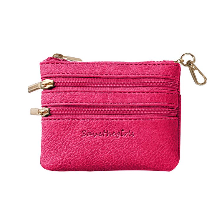 Save The Girls - Wholesale Pouch - Women's - Vegan Leather Zippered Pouch9