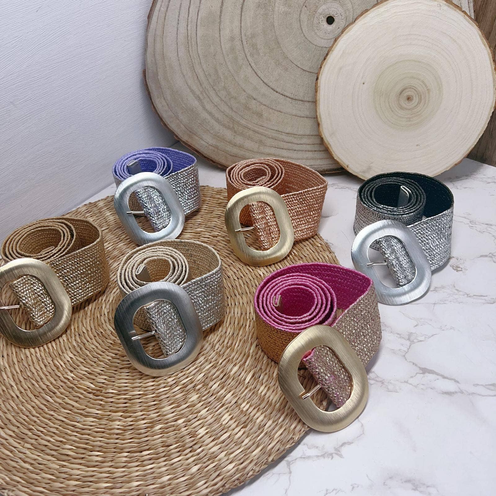 SWEET MAGIC MODA Y COMPLEMENTOS - Wholesale Belt - Women's - RAFFIA BELT 2