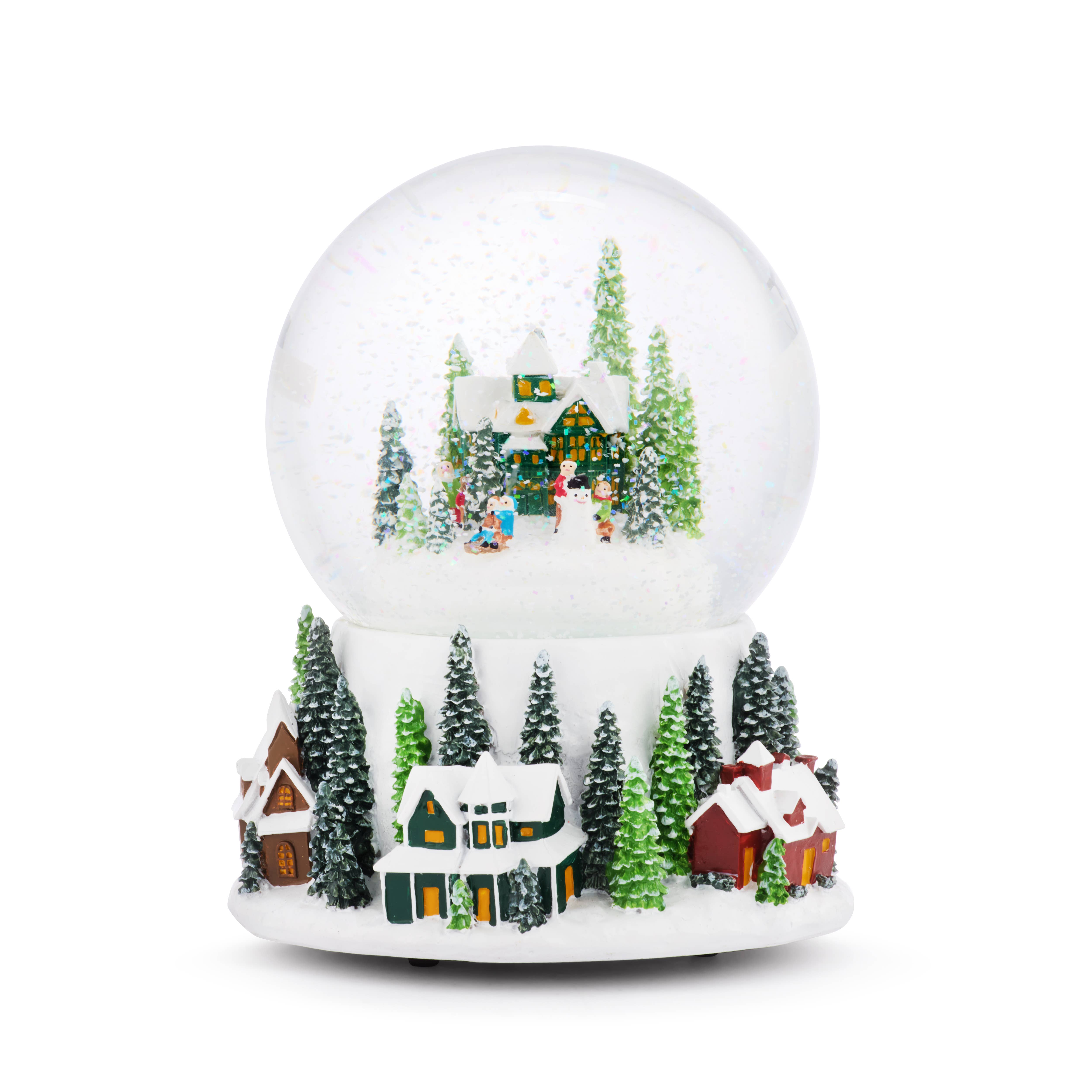 DEMDACO - Wholesale Christmas Decoration - Forest Village Musical Snow Globe - 5x7in