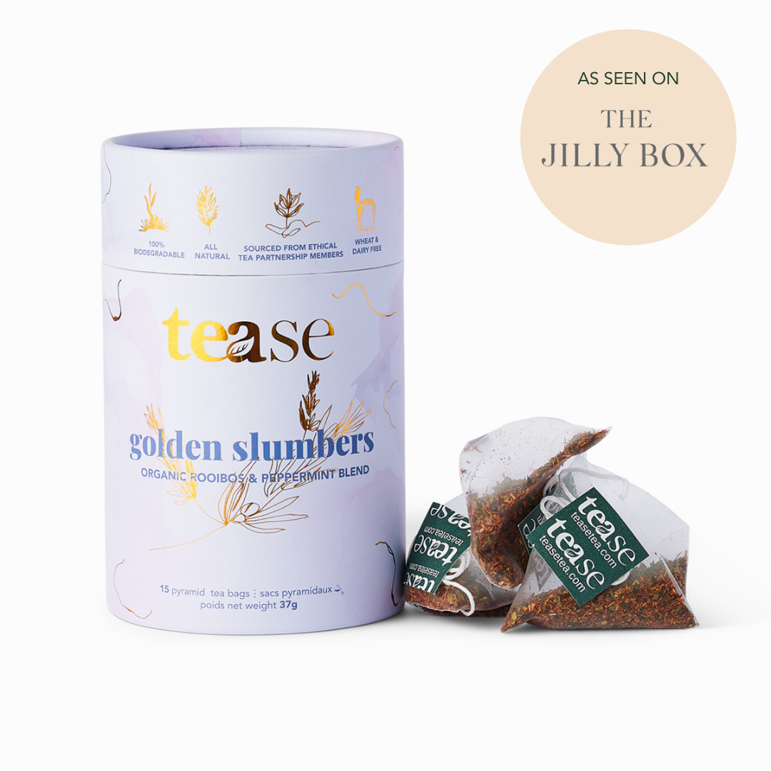 Tease | Wellness Tea Blends + Accessories - Wholesale Health/Detox Tea - Golden Slumbers Valerian Root Adaptogen, Superfood Tea Blend2