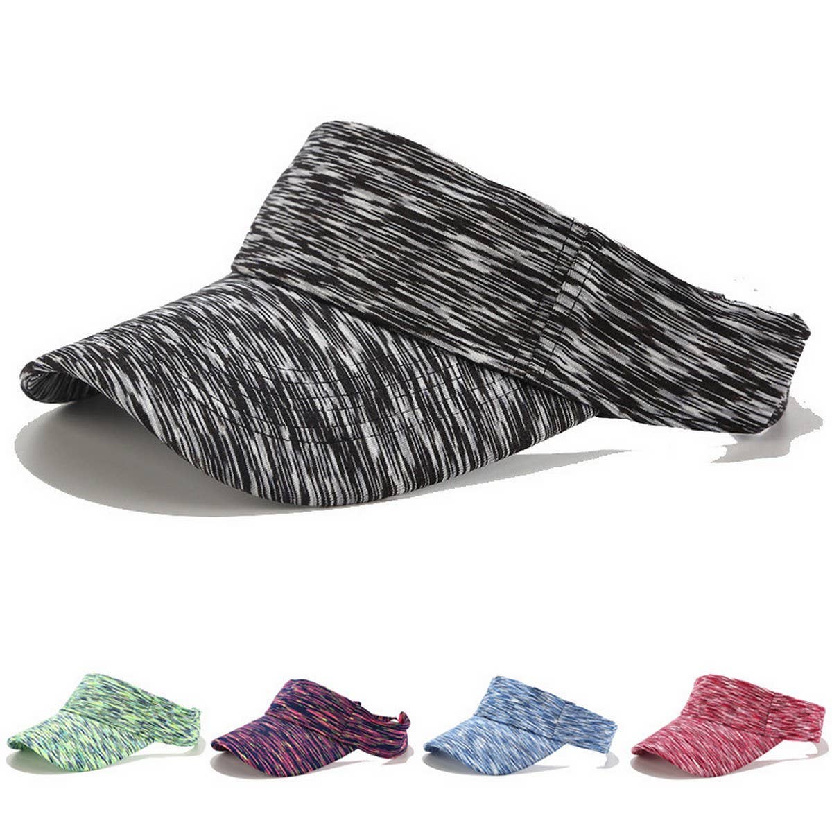 ACCITY - Wholesale Visor - Women's - Tie-Dye Visor Hat -Outdoor Sunshade Golf Cap_CWAH32956