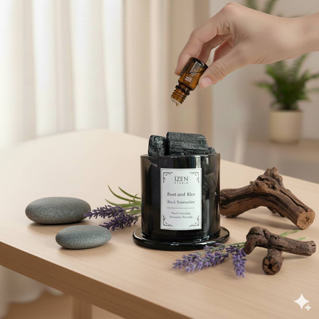 Black Crystal Essential Oil Diffuser | Aromatherapy | Spa for wholesale on Faire