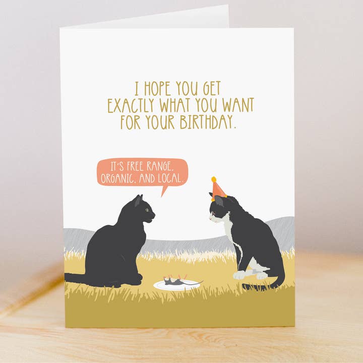 Modern Printed Matter - Wholesale Birthday Card - Organic Mouse Birthday Card