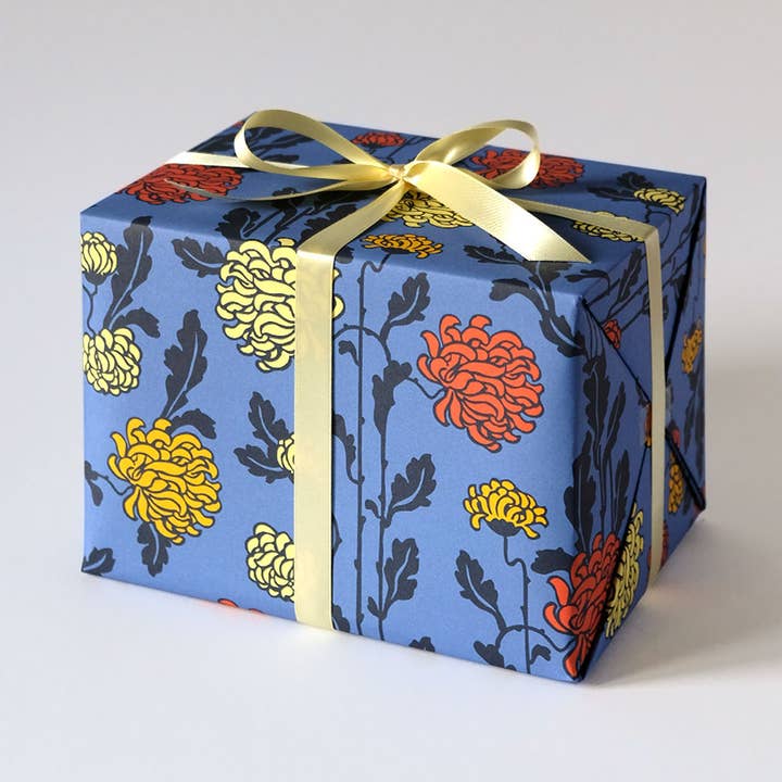 Haferkorn & Sauerbrey - Wholesale Flat Wrap - Chrysanthemums wrapping paper0