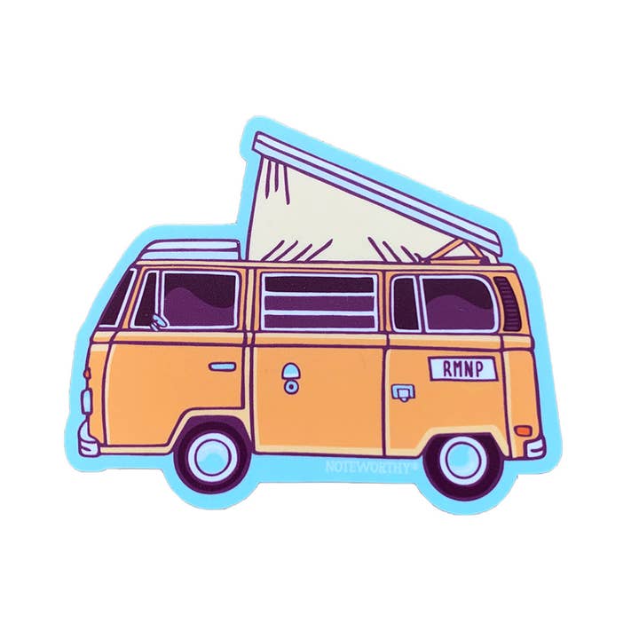 Noteworthy Paper & Press - Vente Autocollant - Autocollant pour camping-car du parc national des Rocheuses