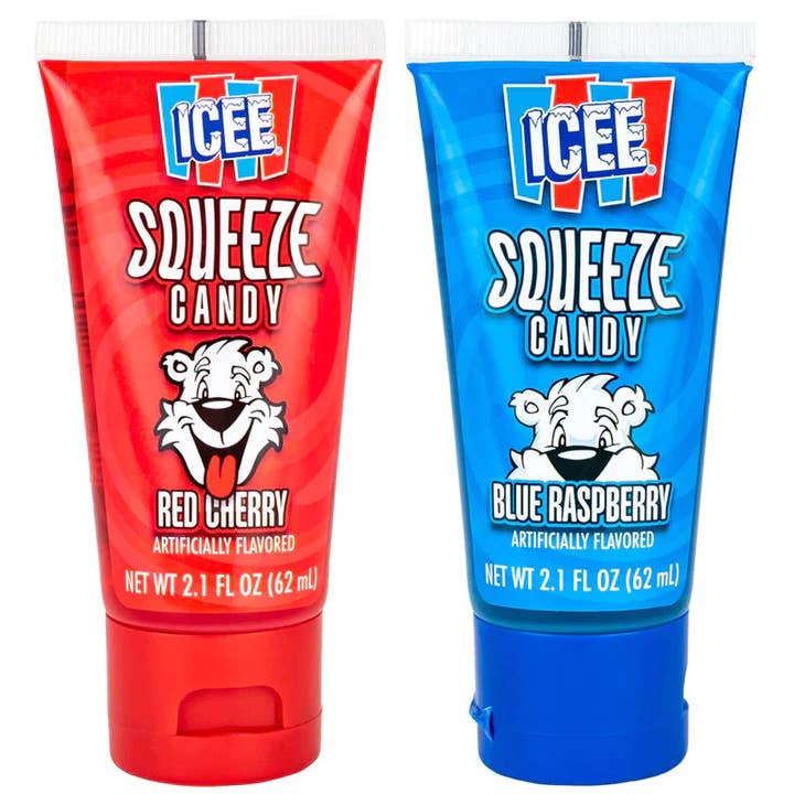 Sugar Bear Candy - Wholesale Hard Candy - Icee Squeeze Candy 12 ct.