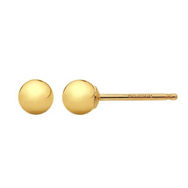 Gold Ball Stud Earrings for wholesale by Anuket Luxury Apothecary