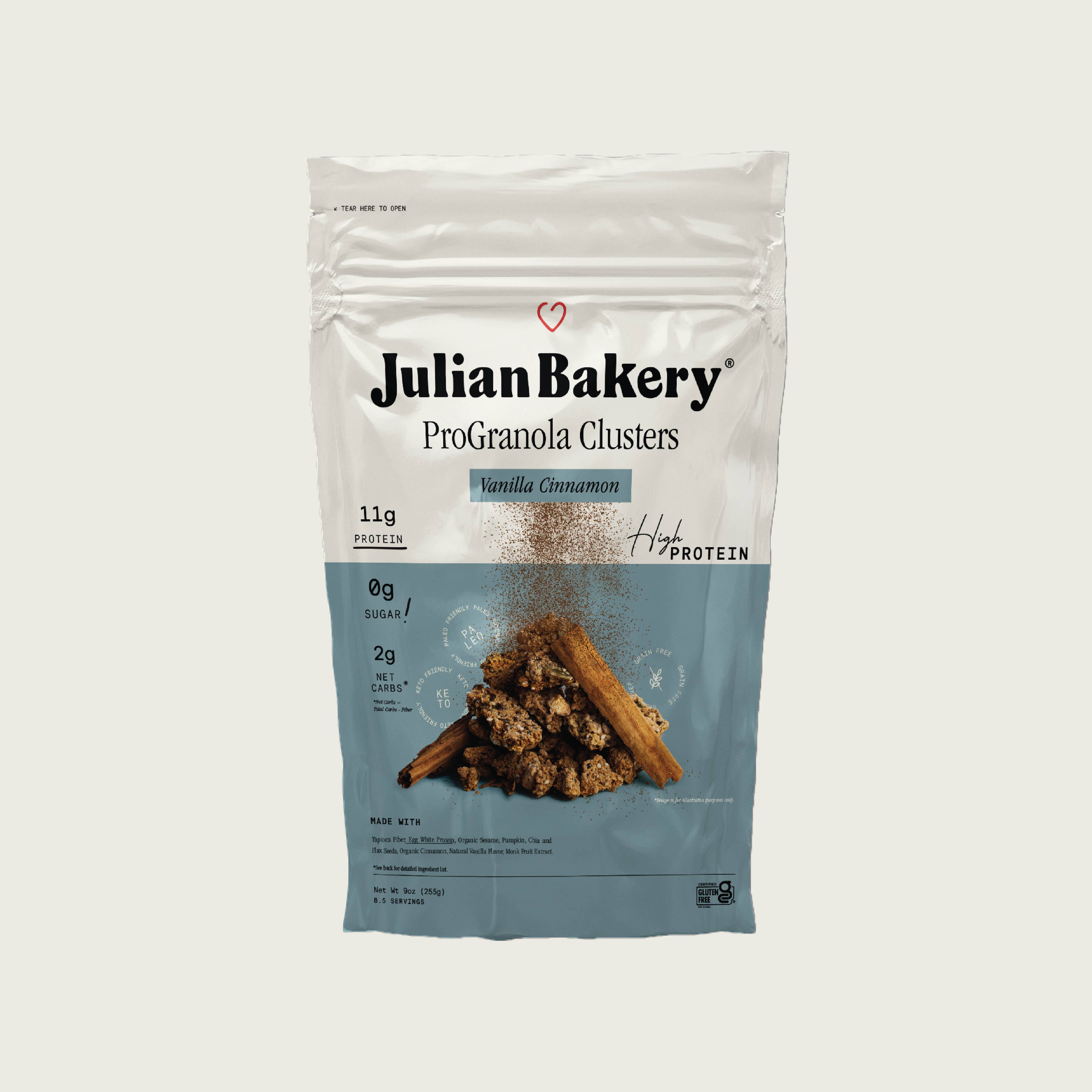 Julian Bakery - Wholesale Granola - ProGranola Vanilla Cinnamon Cluster