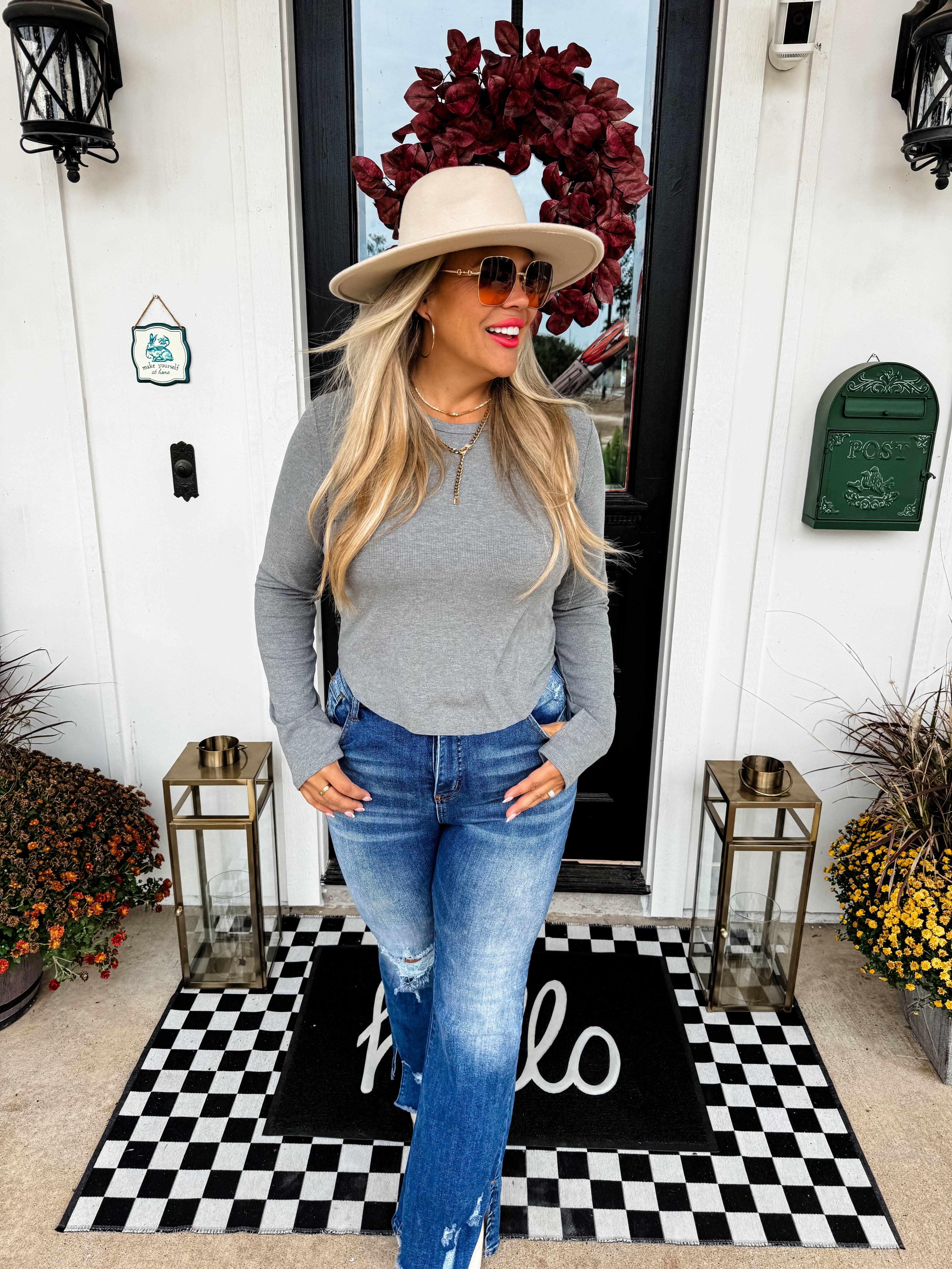 BLAKELEY - Vente Haut en maille – femme - TOP CÔTELÉ À OURLET COURBE ELENA11