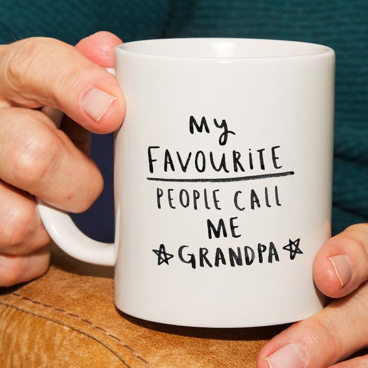 'My Favourite People Call Me Grandpa' Mug for wholesale by Ellie Ellie LTD