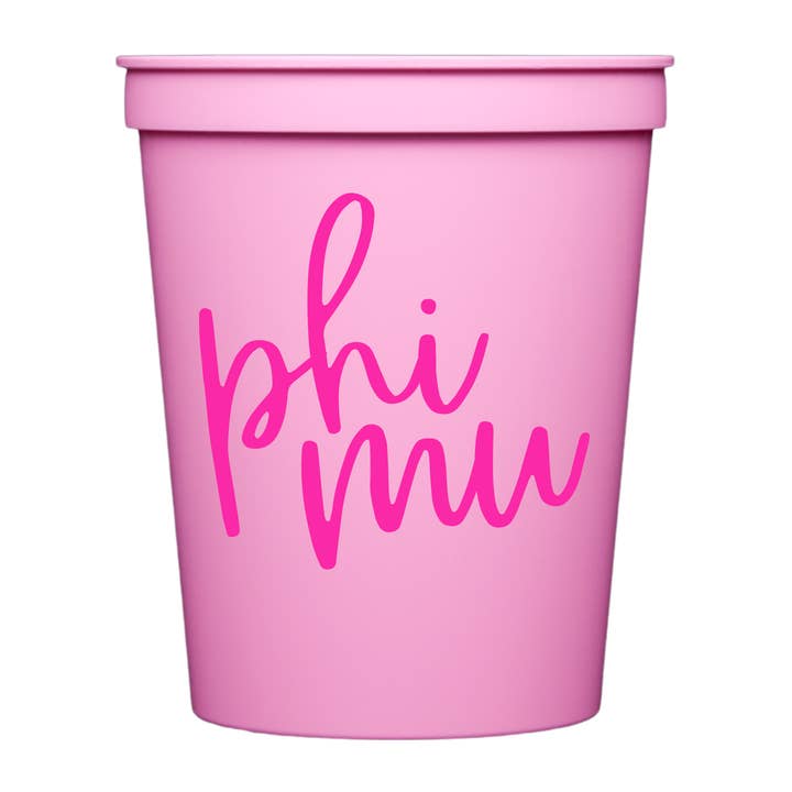 Phi Mu Stadium Cups for wholesale by MadHouse