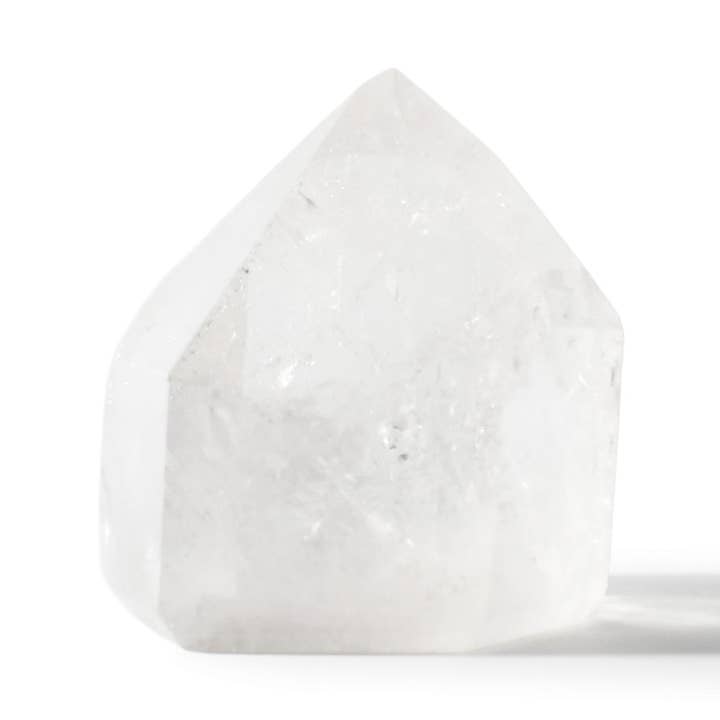 Clear Quartz Generator Unique #96 - 3 1/8" for wholesale by Stonebridge Imports